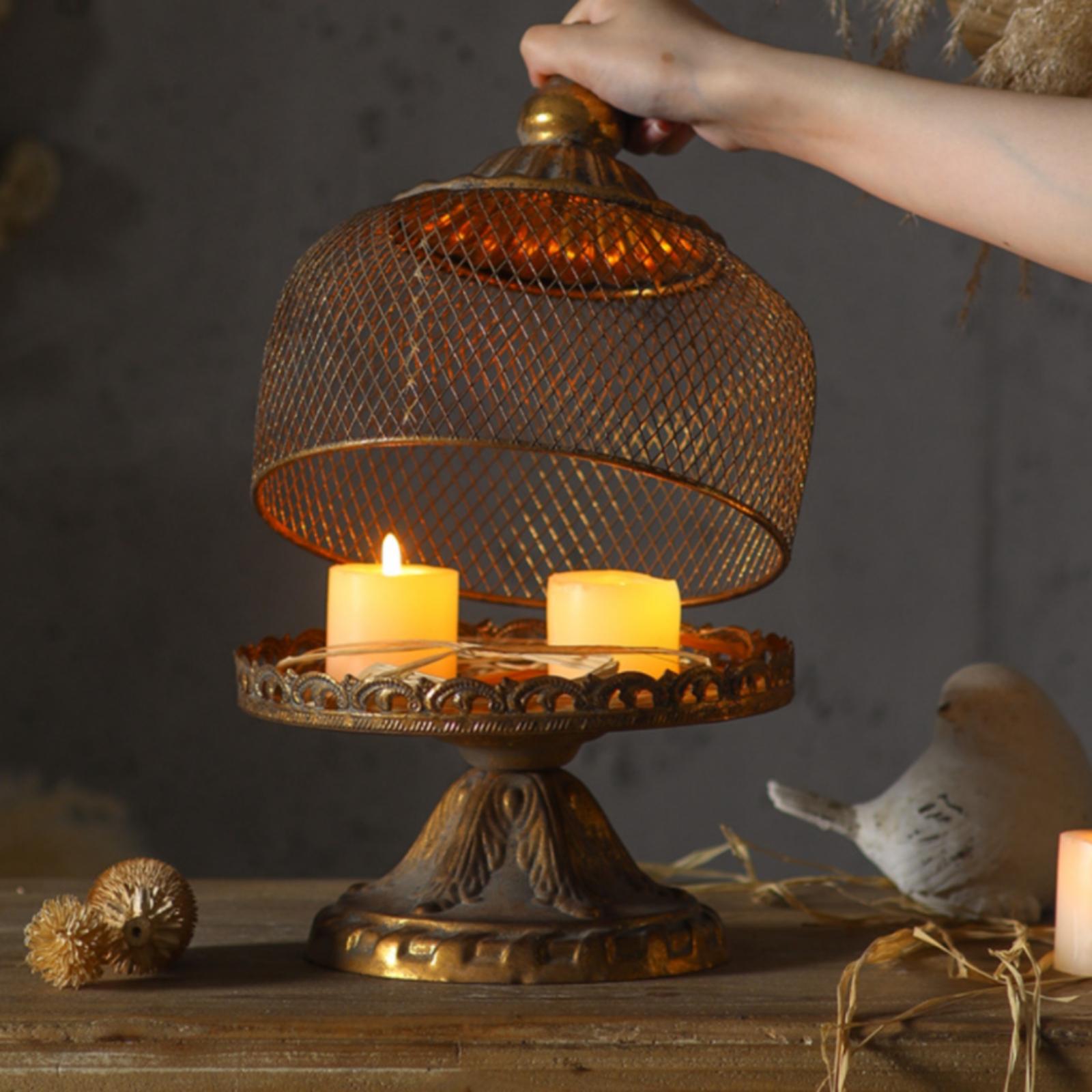 Candle Holder Decor - Portacandele Decorativo su Piedistallo, Design ed