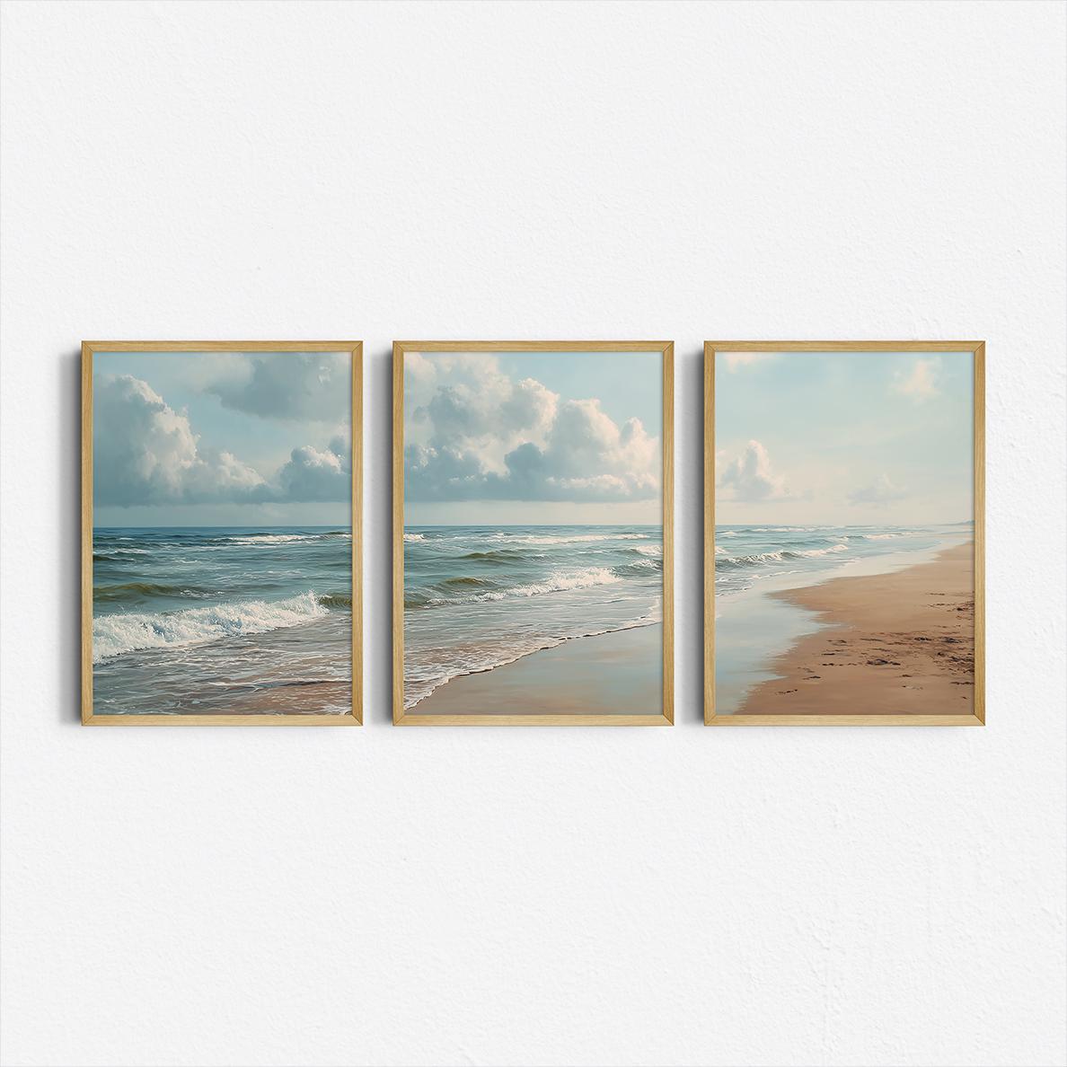 Abstract Canvas Set - Set di 3 Stampe Triptiche di