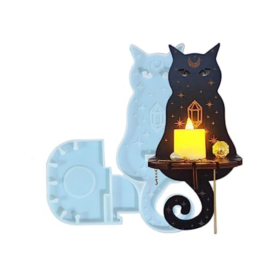 Candle Holder Decor - Stampi in Silicone per Resina, Stampi