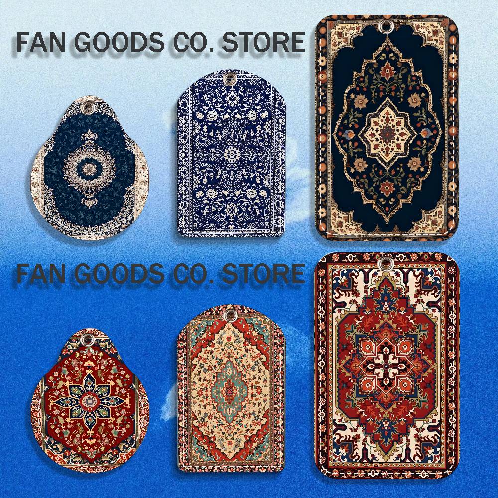 Area Rug - Portachiavi in pelle PU con motivo