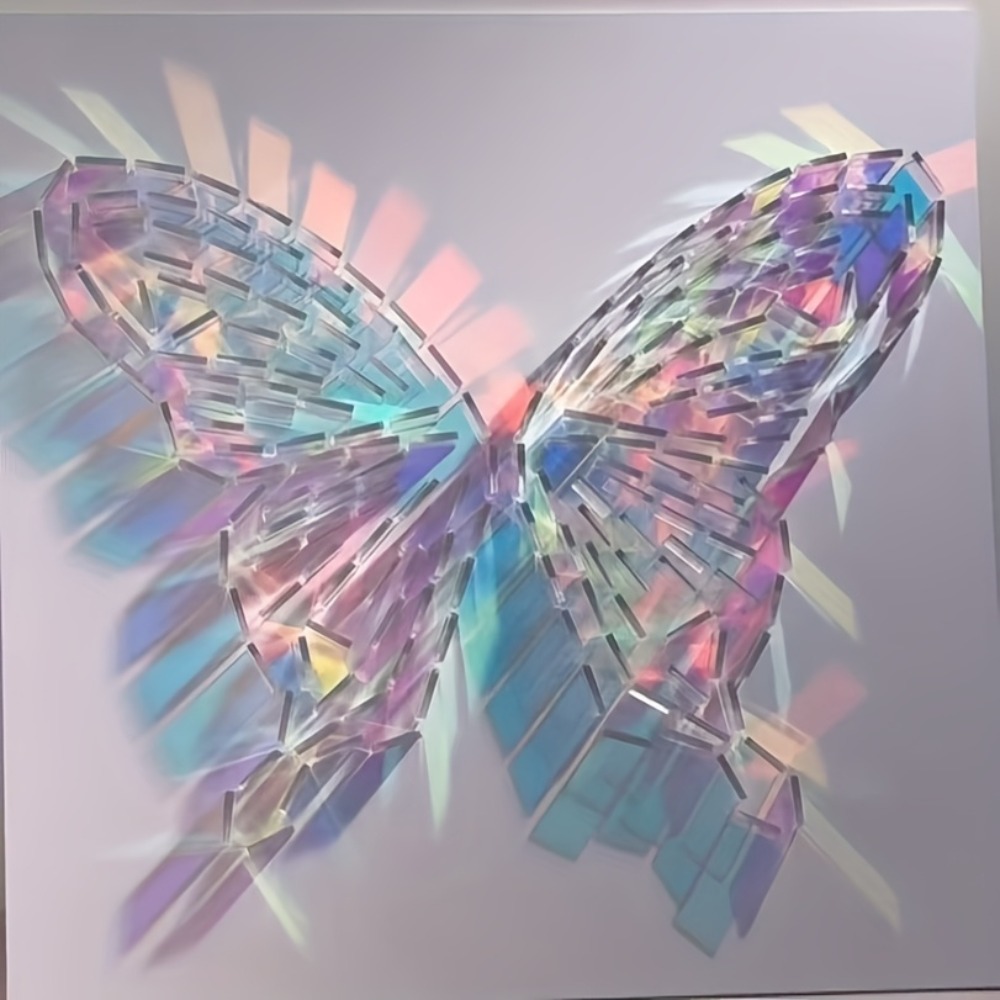 Decorative Mirror - Piastrelle Acriliche Iridescenti a Specchio 30x30mm,