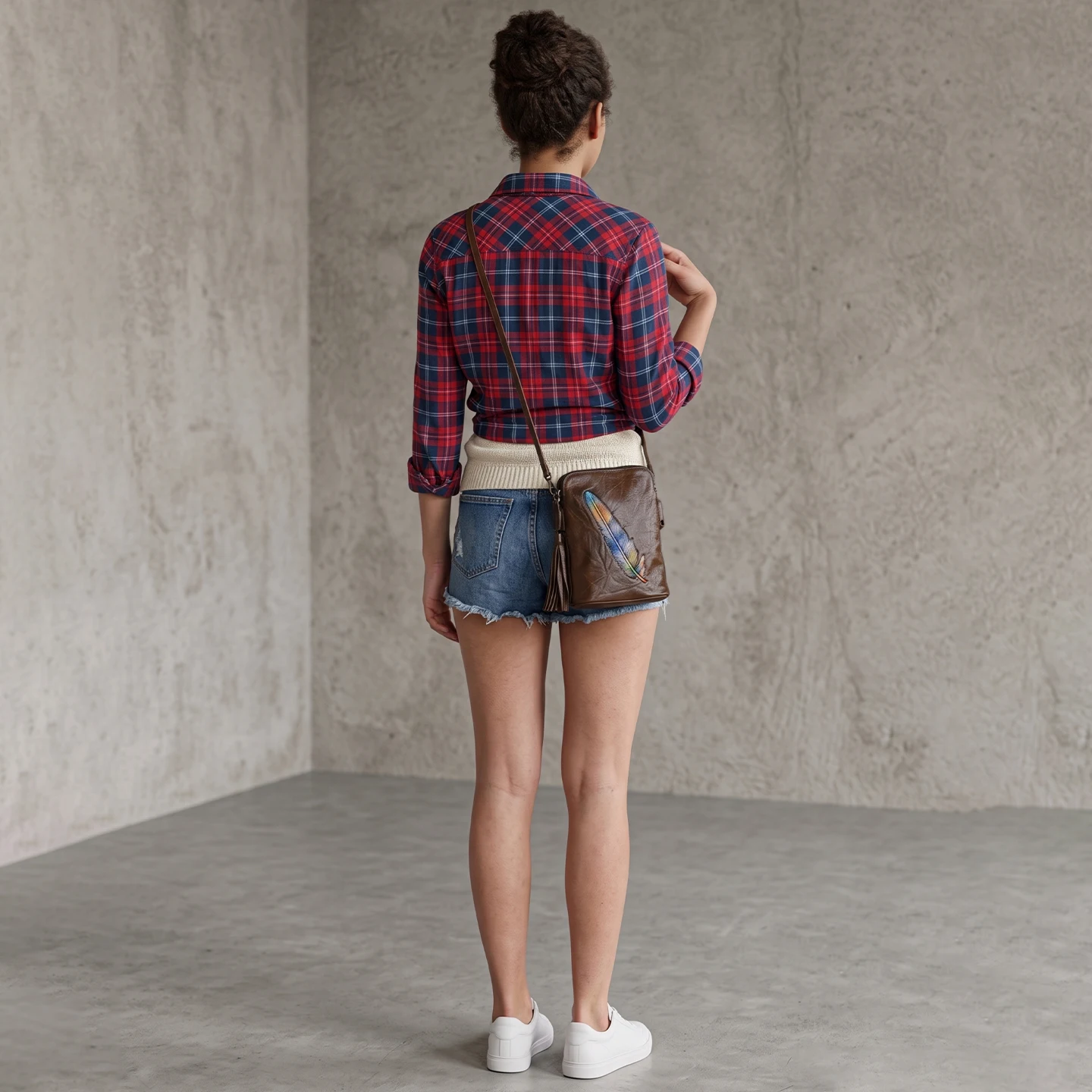Interior Design High End - Borsa a Tracolla Mini in Vera