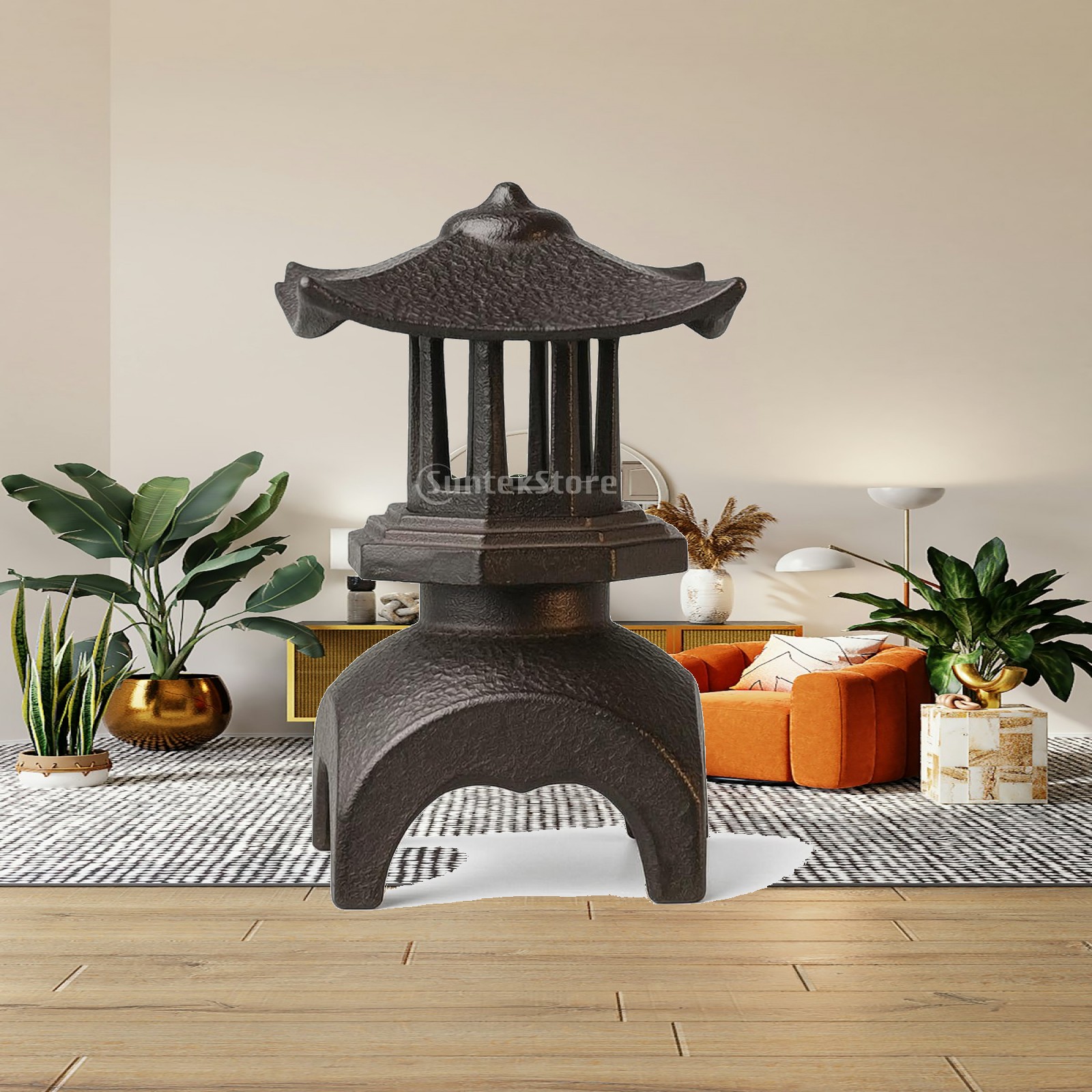 Candle Holder Decor - Lanterna in Ghisa Classica, Portacandele Vintage