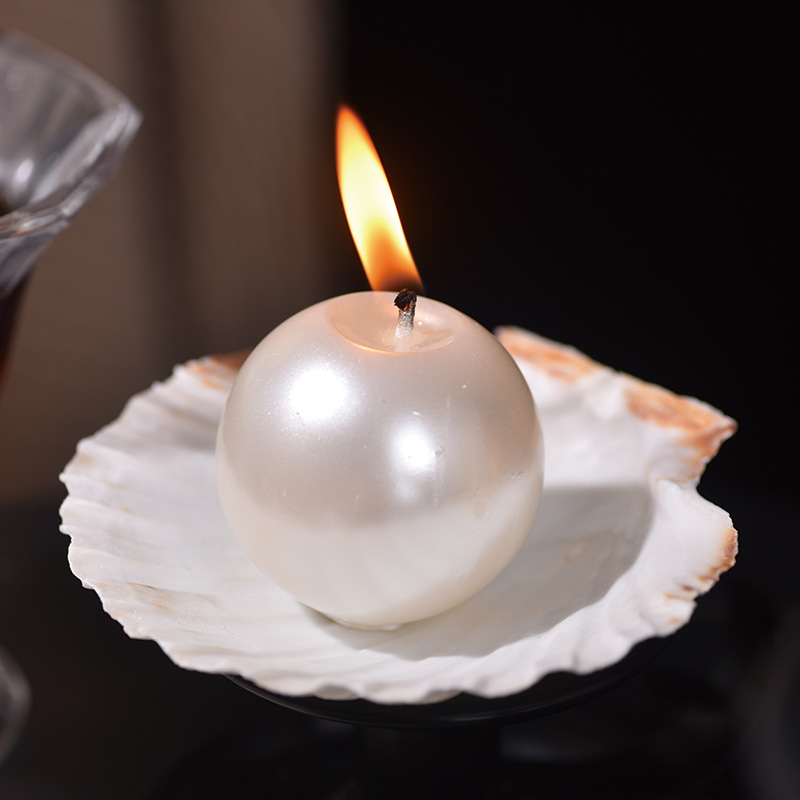 Candle Holder Decor - Eleganti Candele a Sfera di Perle