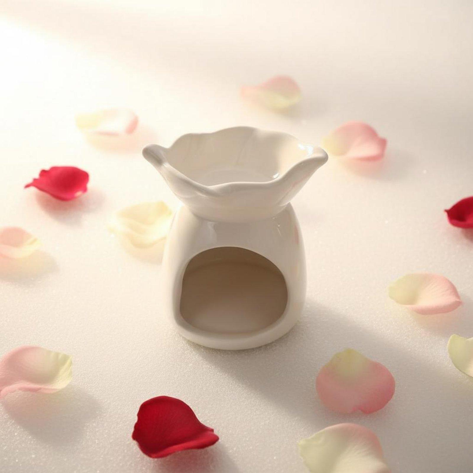 Candle Holder Decor - Portacandele in Ceramica, Diffusore di Oli