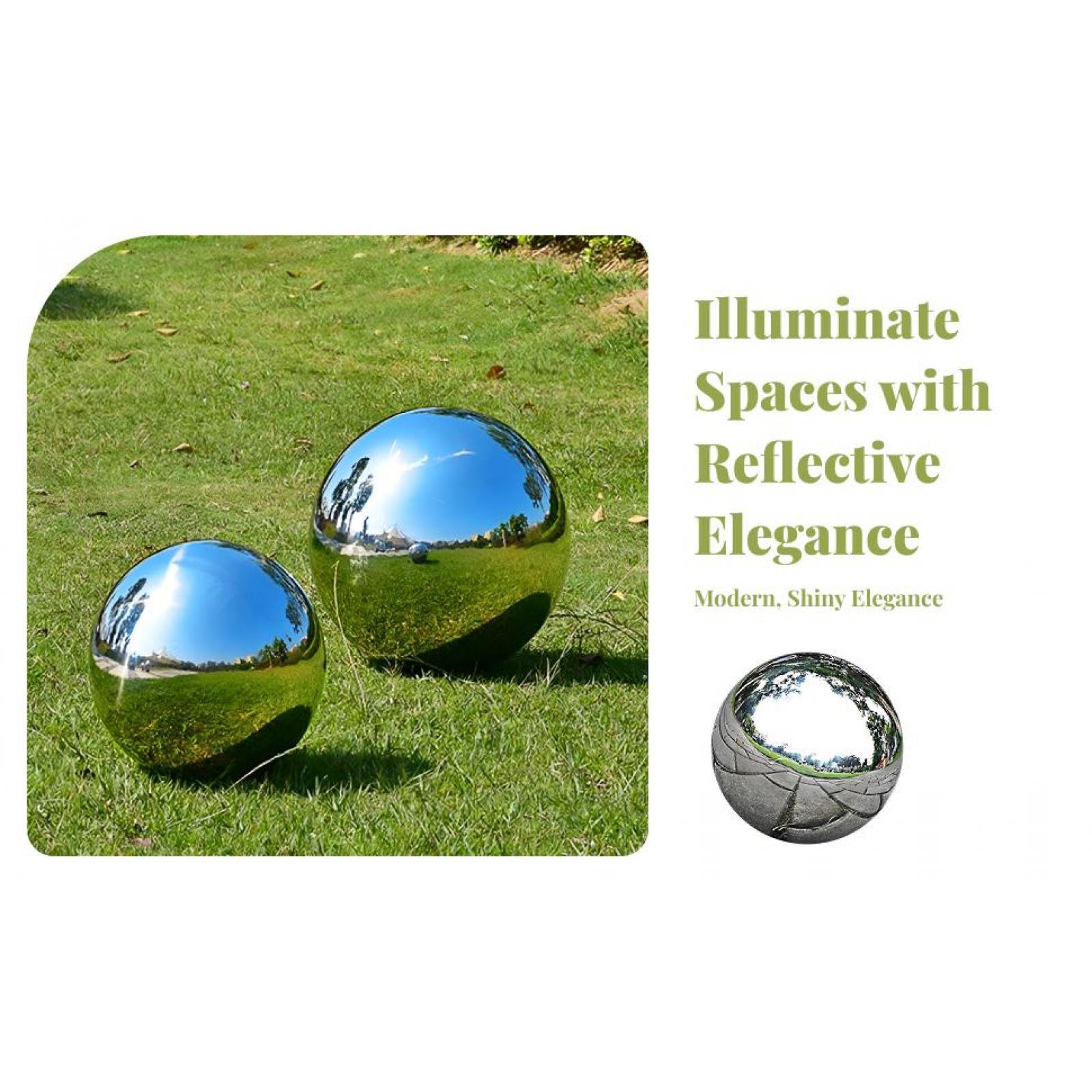 Decorative Mirror - Decorazione da Giardino in Metallo, Sfera