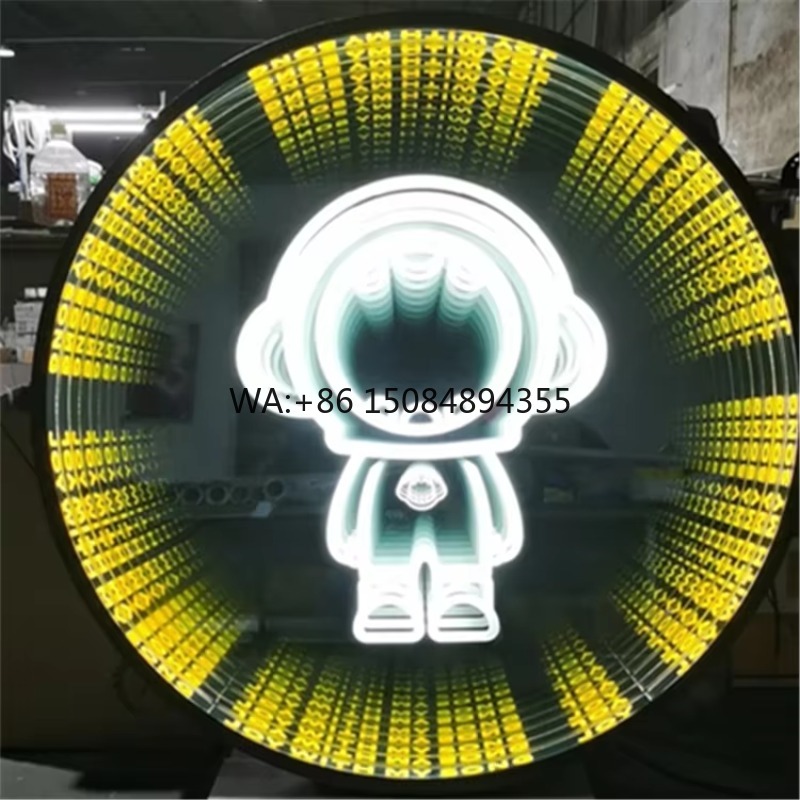 Decorative Mirror - Insegna a Specchio Infinito 3D LED