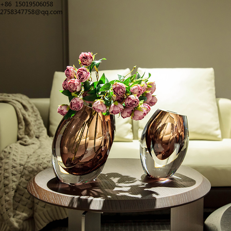 Vase Decor - Set di 2 Vasi in Vetro