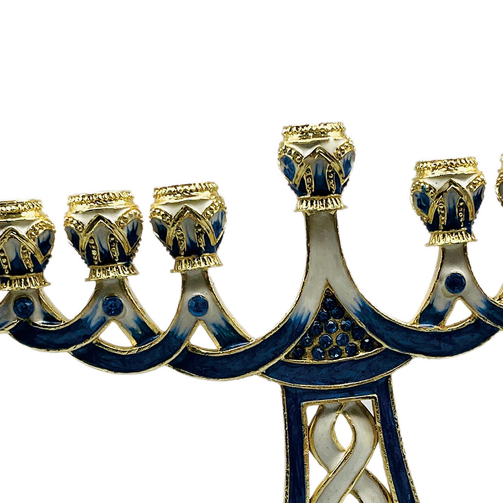 Portacandele Menorah Smaltato  - Candle Holder Decor recensione e prezzo