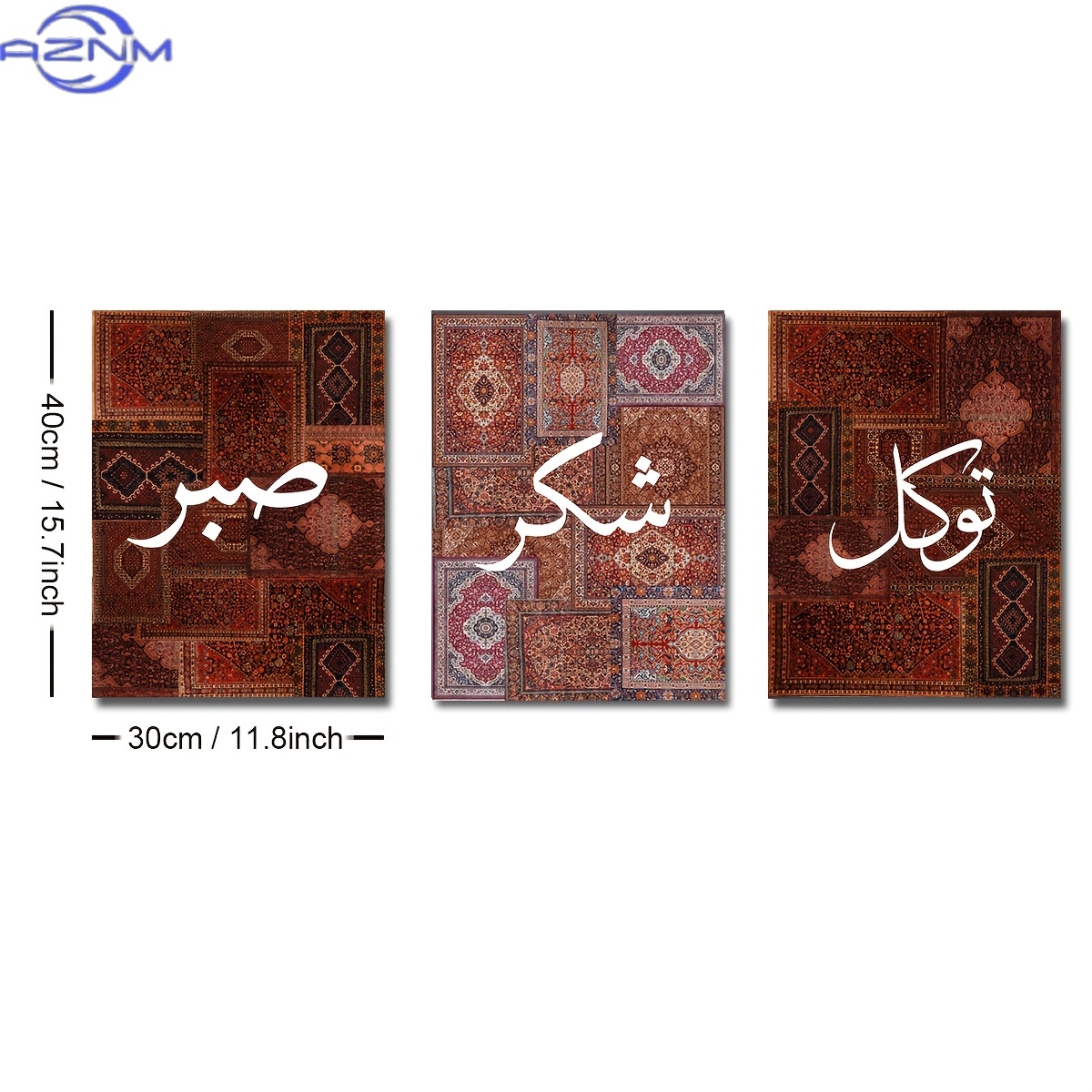 Set di 3 Poster su Tela 2D Sen - Abstract Canvas Set recensione e prezzo