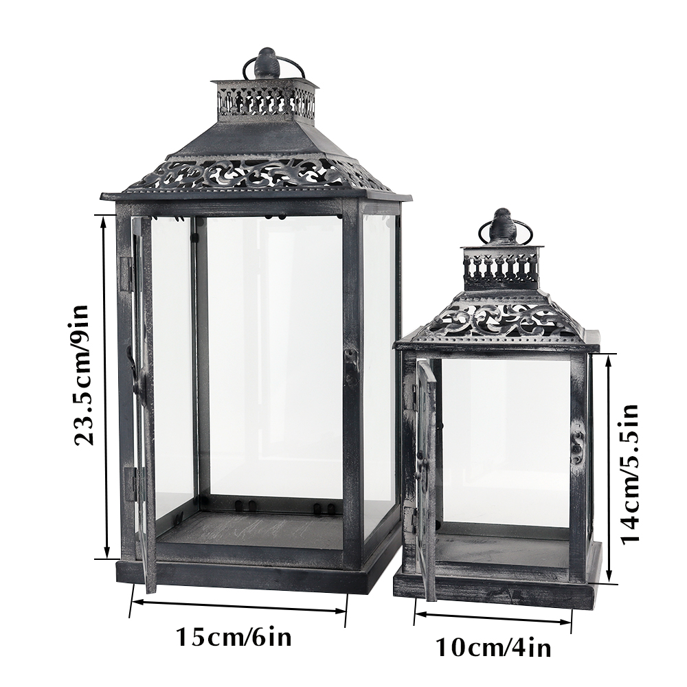 Set di Due Lanterne Portacande - Candle Holder Decor recensione e prezzo
