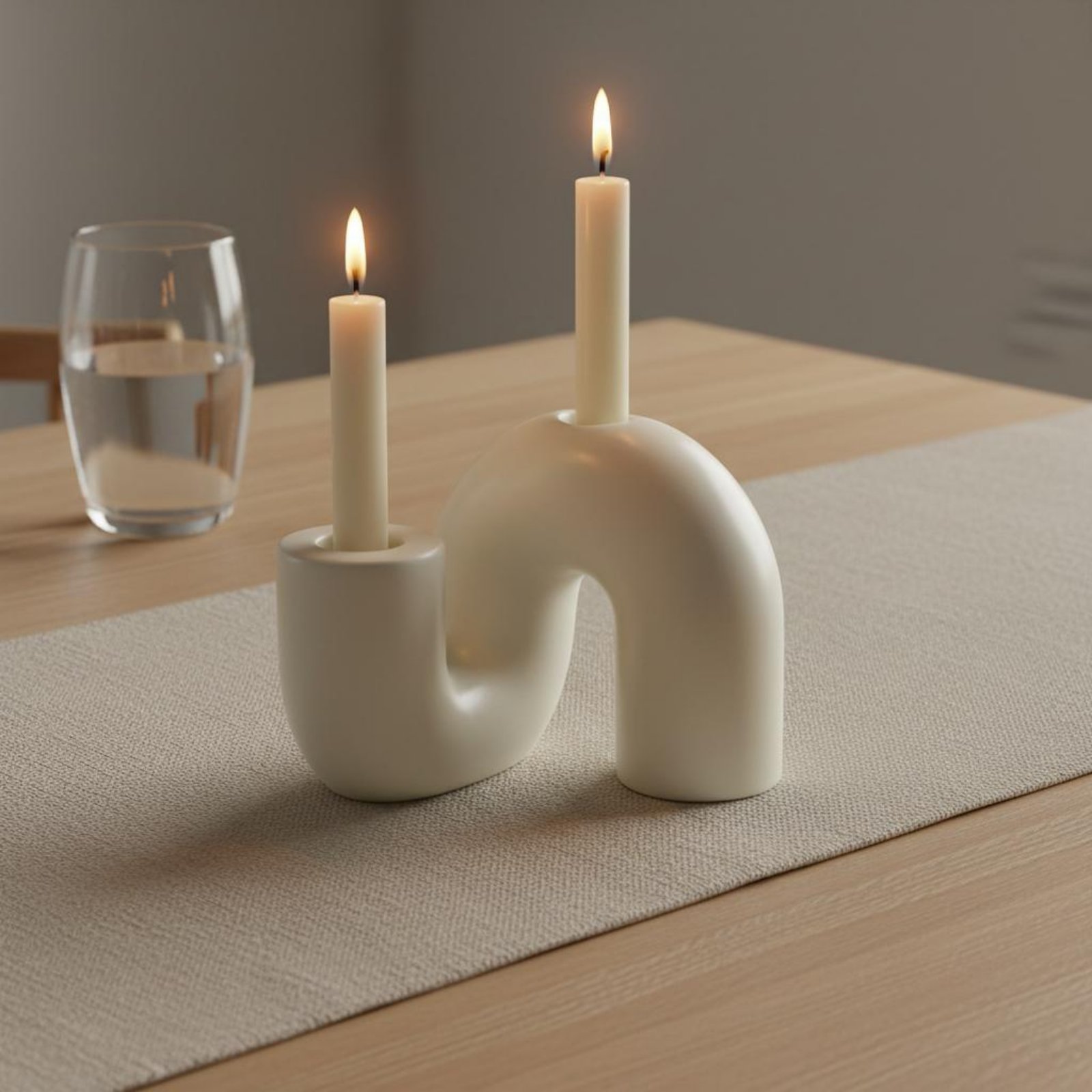 Portacandele in Ceramica Ondul - Candle Holder Decor recensione e prezzo