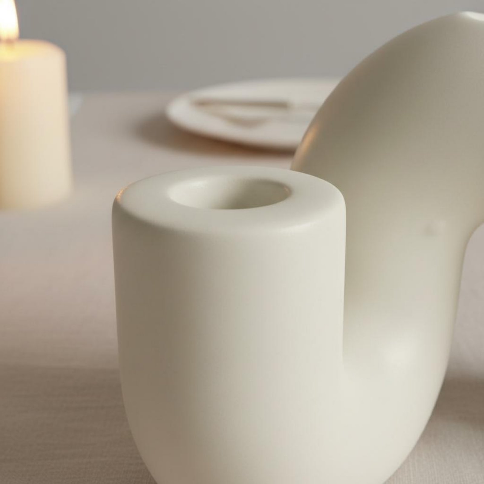 Portacandele in Ceramica Ondul - Candle Holder Decor recensione e prezzo