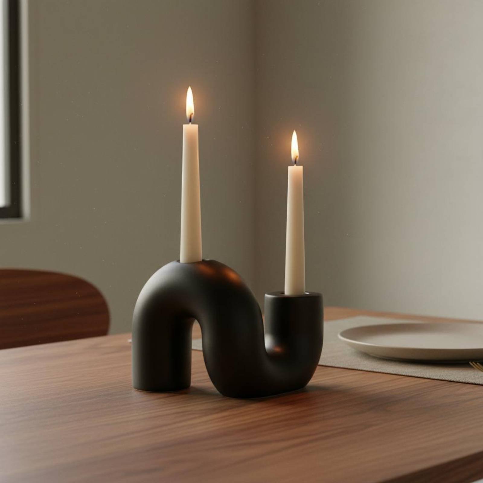 Portacandele in Ceramica Ondul - Candle Holder Decor recensione e prezzo