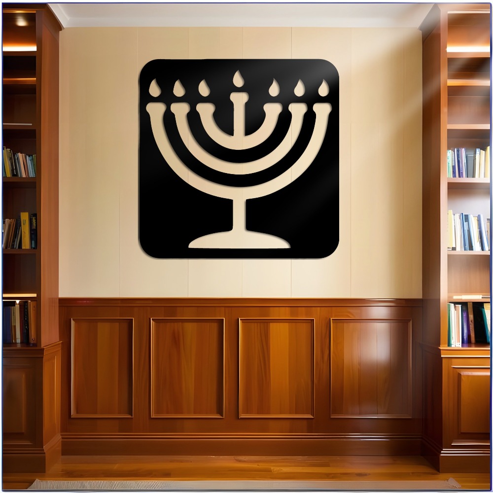 CIFBUY Menorah Vintage in Meta - Wall Art recensione e prezzo