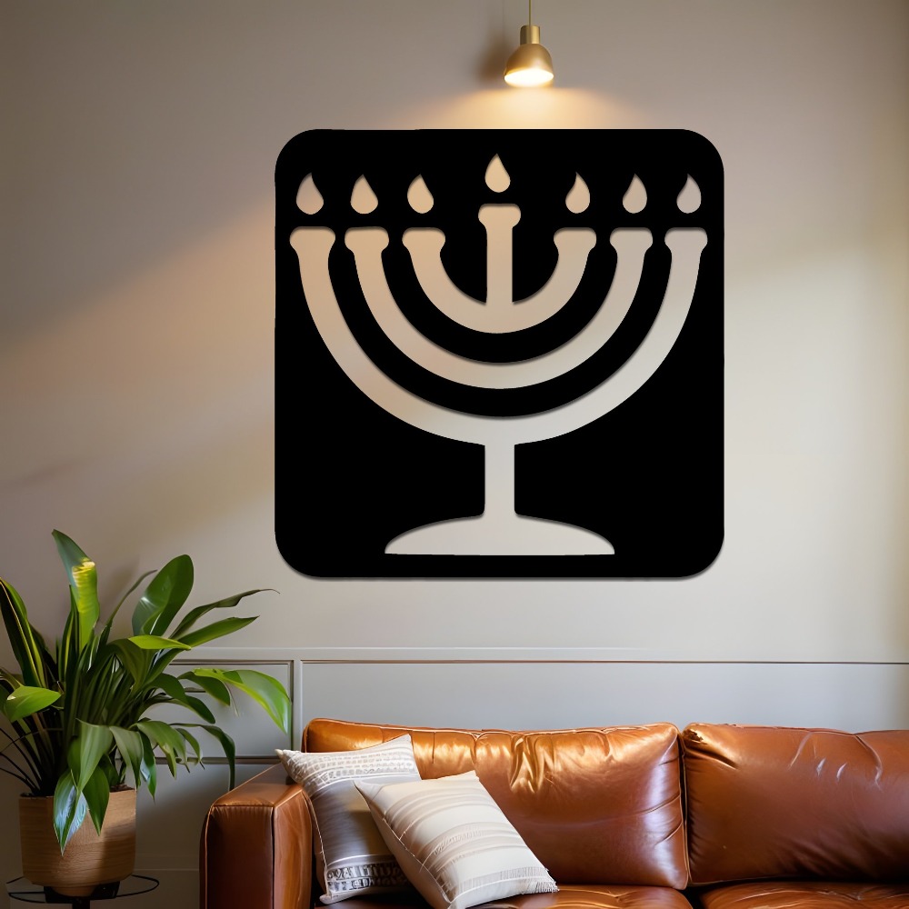 CIFBUY Menorah Vintage in Meta - Wall Art recensione e prezzo