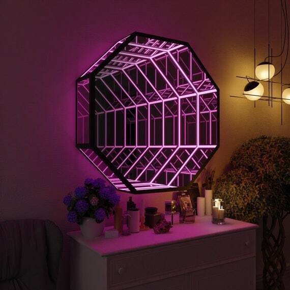 Specchio Infinito Ottagonale 3 - Decorative Mirror recensione e prezzo